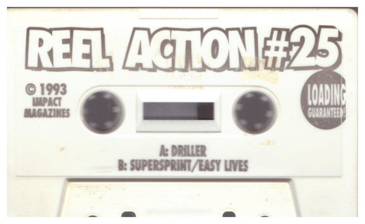 Commodore Force Reel Action 25 Christmas 1993 Covertape for Commodore 64