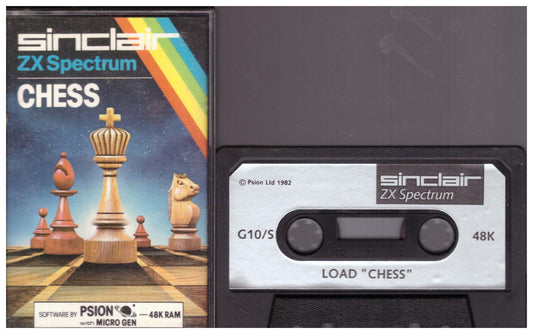 Chess ZX Spectrum retro video game from Sinclair
