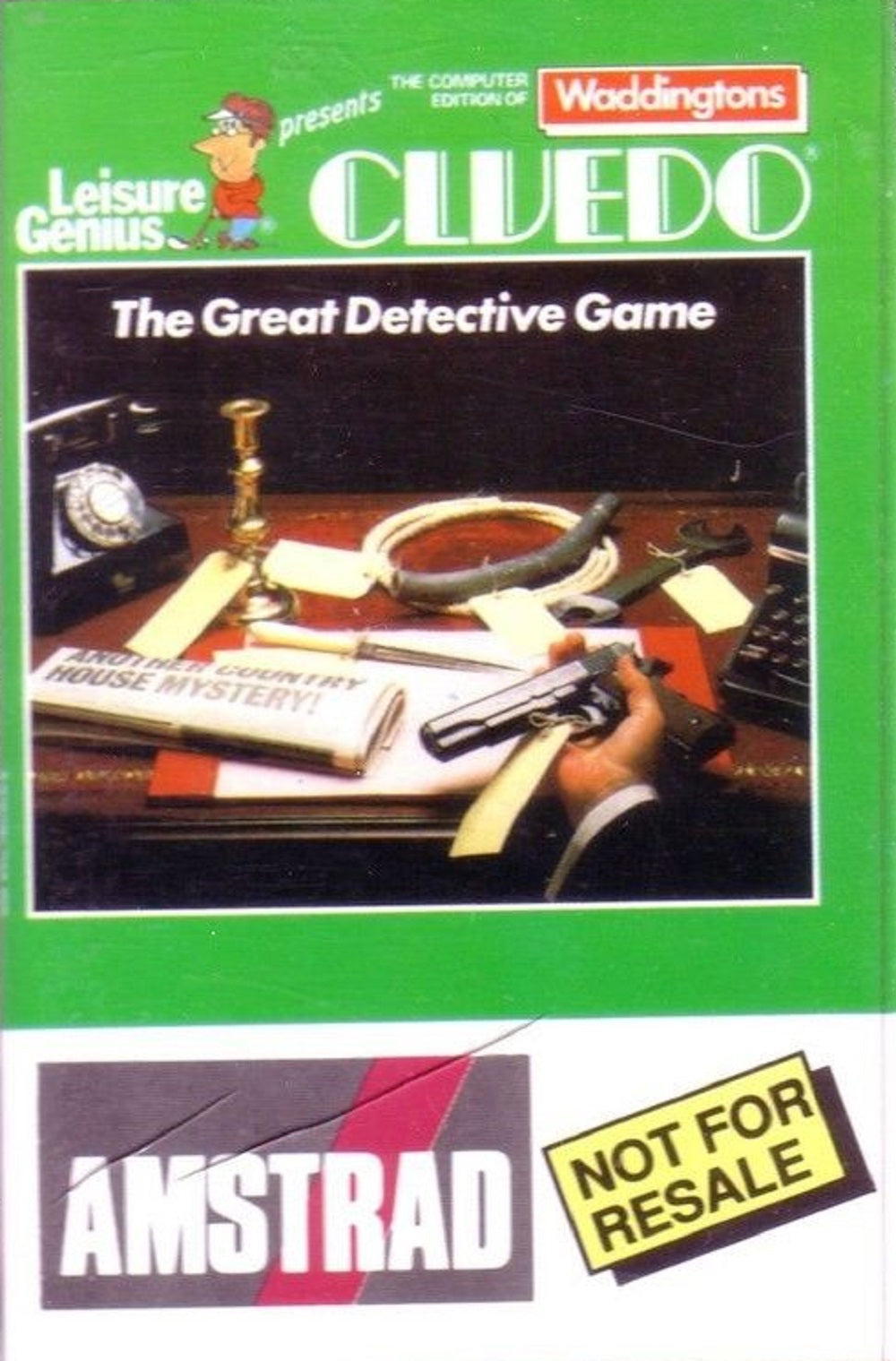 Cluedo for Amstrad CPC from Leisure Genius