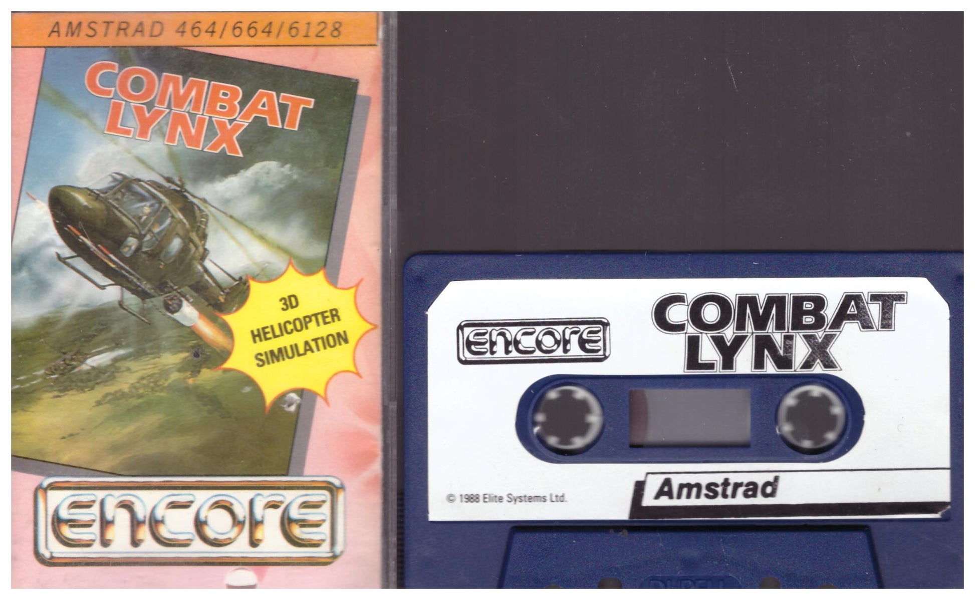 Combat Lynx for Amstrad CPC from Encore