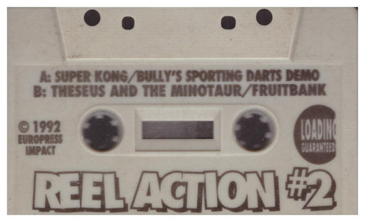 Commodore Force Reel Action 2 January 1993 covertape cassette for C64