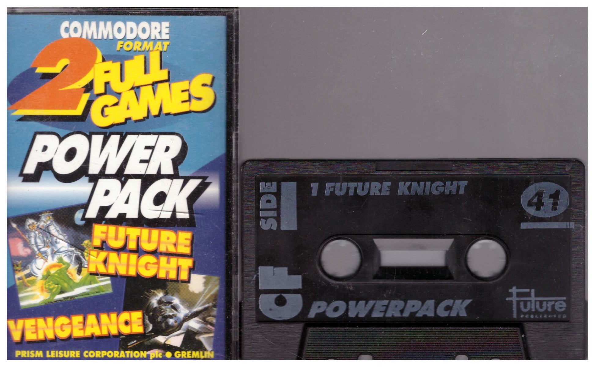Original Commodore Format Tape 41 cassette for Commodore 64 retro gaming system