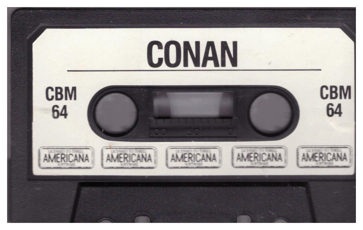Conan Tape Only for Commodore 64 from Americana