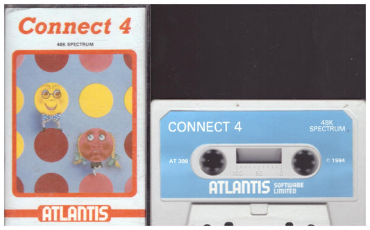 Connect 4 game for ZX Spectrum by Atlantis Software