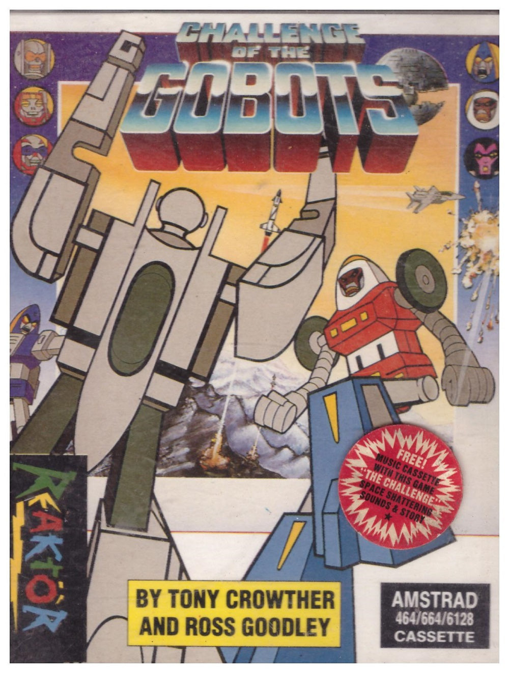 Challenge Of The Gobots for Amstrad CPC from Reaktor (AS 54718)