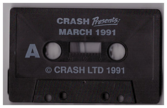 Crash Presents March 1991 retro tape for ZX Spectrum