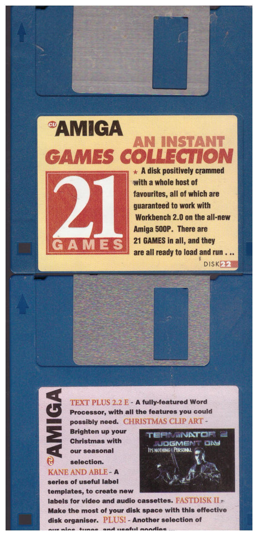 CU Amiga December 1991 Coverdisks 22/23 for Commodore Amiga