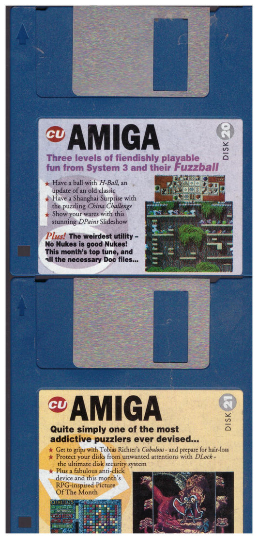 CU Amiga November 1991 Coverdisks 20/21 for Commodore Amiga