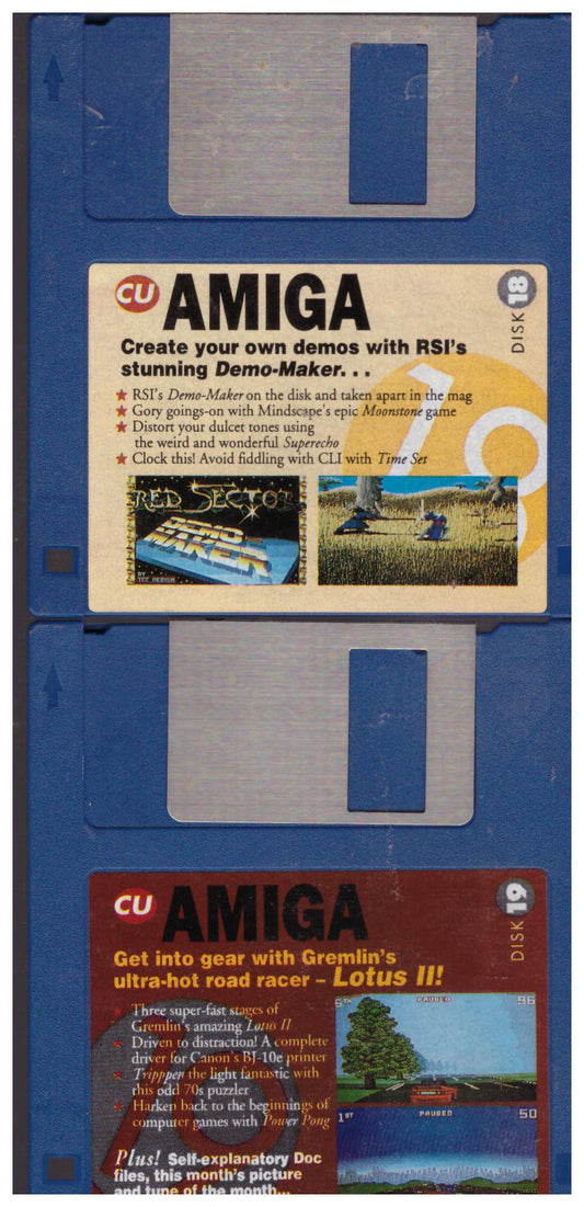 CU Amiga October 1991 Coverdisks 18/19 for Commodore Amiga