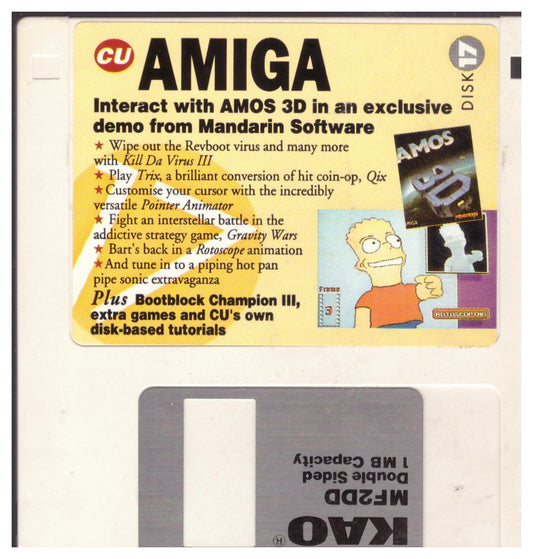 CU Amiga September 1991 Coverdisk 17 for Commodore Amiga