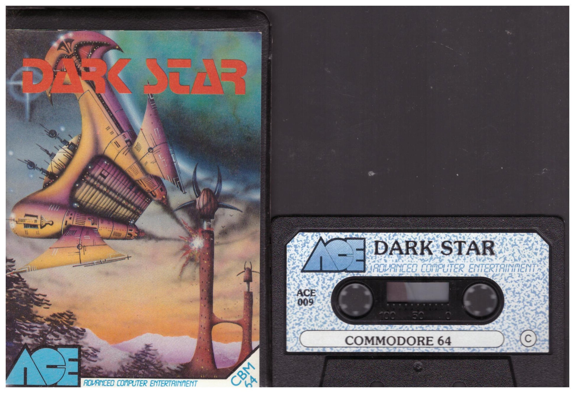 Dark Star for Commodore 64 from ACE (ACE 009)