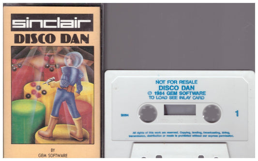 Disco Dan ZX Spectrum retro video game from Sinclair