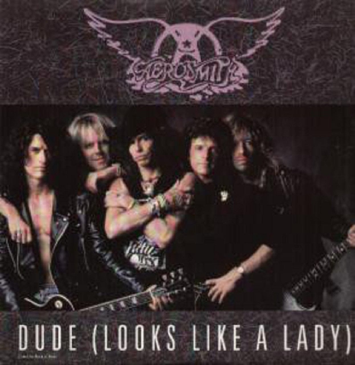 12" 45RPM Dude (Looks Like A Lady)/Love In An Elevator (Live)/Walk This Way (Live) by Aerosmith from Geffen Records (GEF 72T)