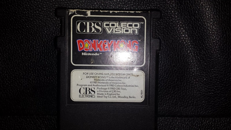 Donkey Kong ColecoVision Cartridge