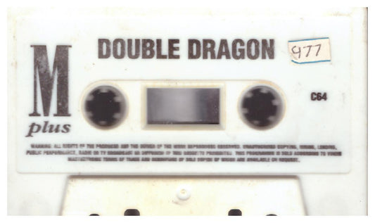 Double Dragon Tape Only for Commodore 64 from Mastertronic Plus