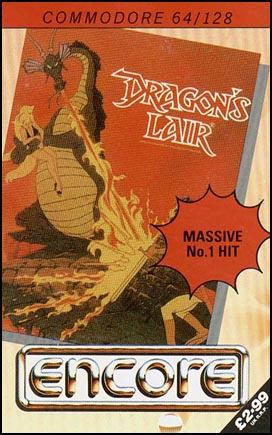 Dragon's Lair for Commodore 64 from Encore