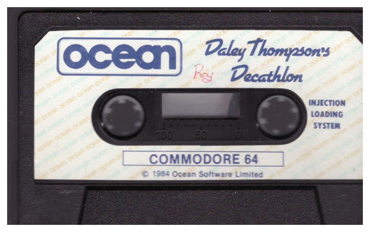 Daley Thompson's Decathlon Tape Only for Commodore 64 from Ocean