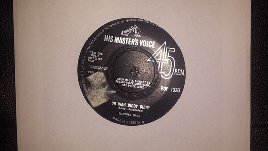 Do Wah Diddy Diddy by Manfred Mann 7-inch vinyl record