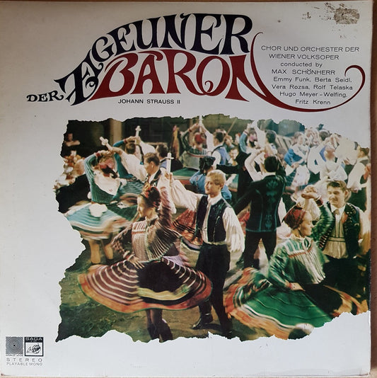 Johann Strauss II Der Zigeunerbaron (The Gypsy Baron) vinyl LP