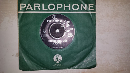 7" 45RPM Everybody Loves A Lover/My Old Stand-By by Cliff Bennett And The Rebel Rousers from Parlophone