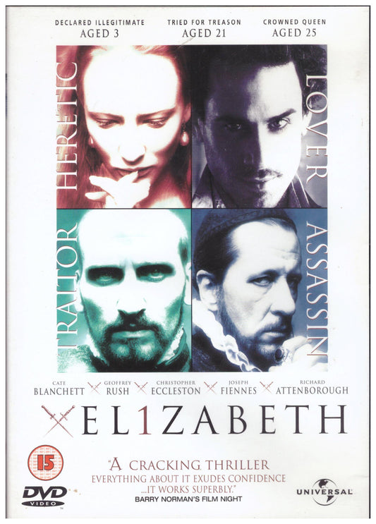 Elizabeth on DVD from Universal (058 272 2)