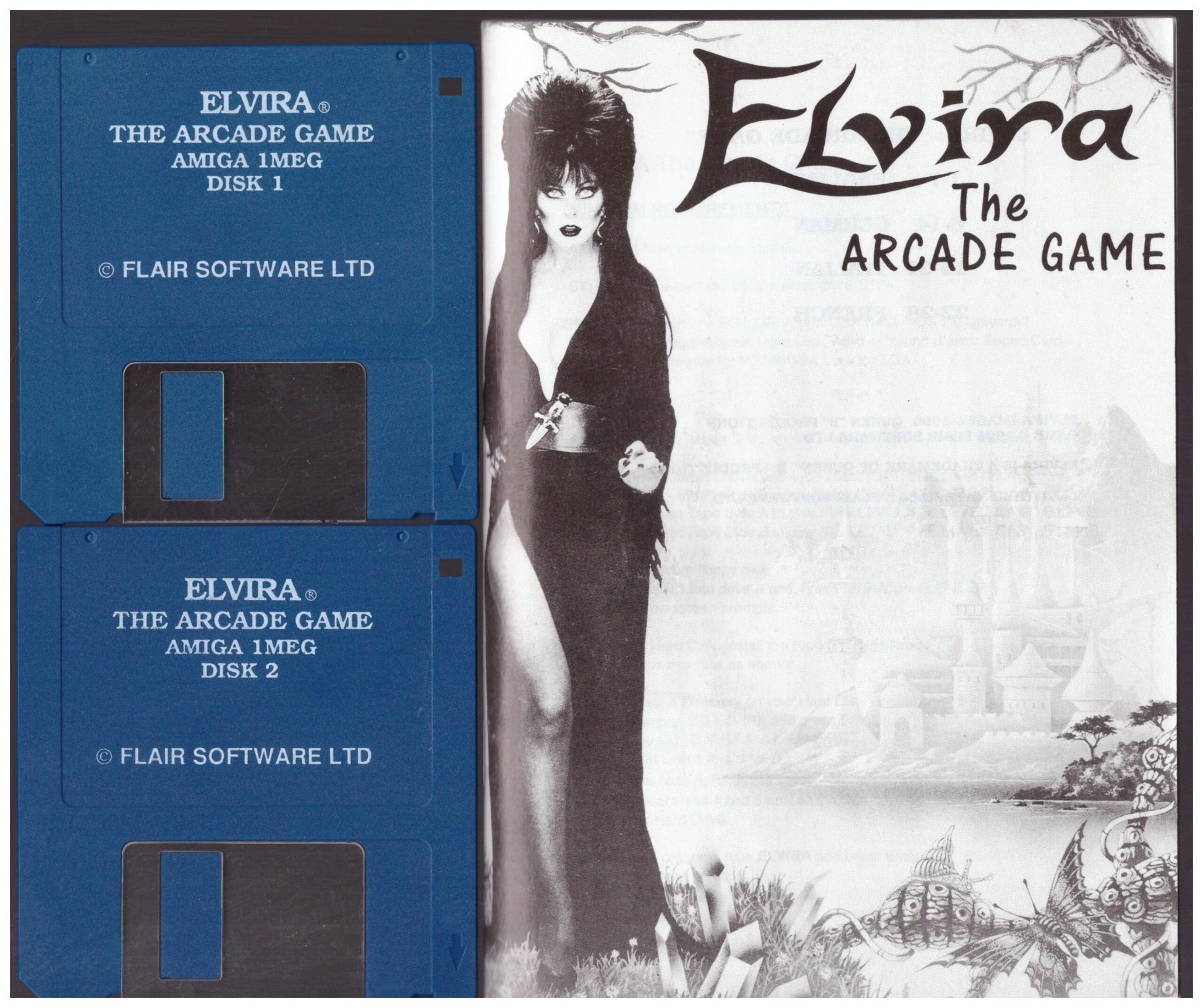 Elvira: The Arcade Game for Commodore Amiga from Flair Software
