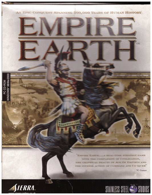 Empire Earth PC game by Sierra – 2001 RTS classic