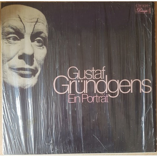 Ein Porträt by Gustaf Gründgens vinyl, Dacapo Records, Gustaf Gründgens historical recording, vintage vinyl portrait, German theatre and cinema