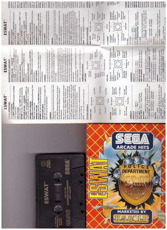 ESWAT for Amstrad CPC from U.S. Gold