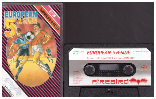 European 5-A-Side for Commodore 64 from Silverbird