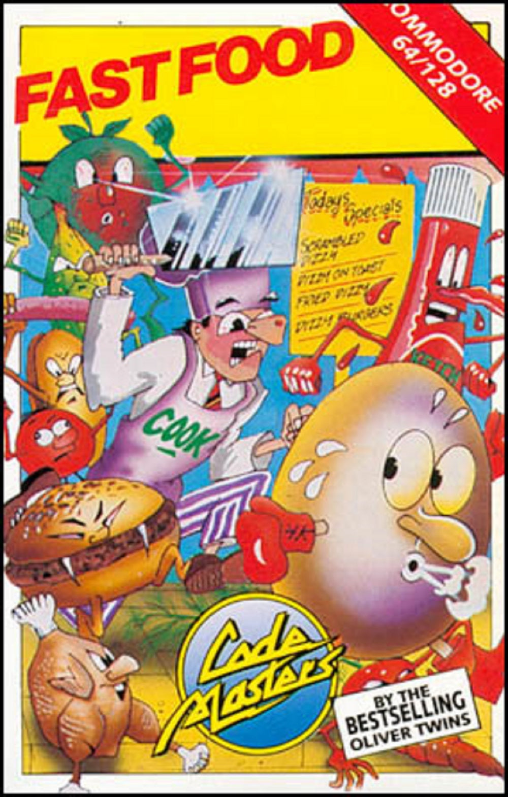 Fast Food for Commodore 64 from CodeMasters