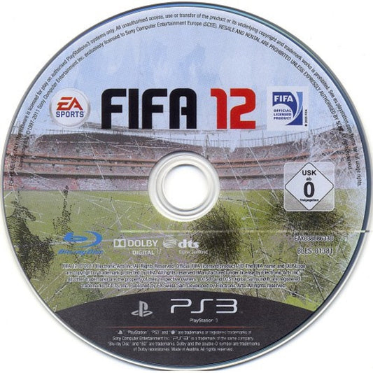 FIFA 12 EA Sports PS3 game