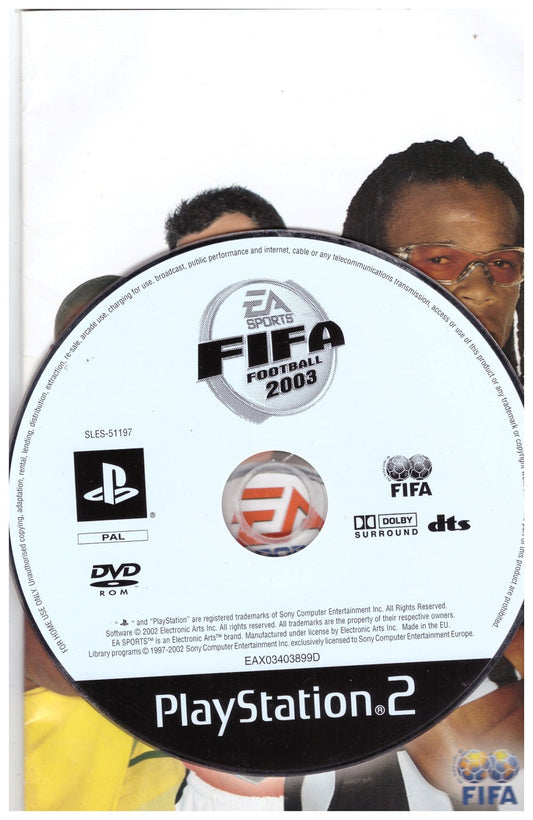 FIFA 2003 PlayStation 2 classic sports game