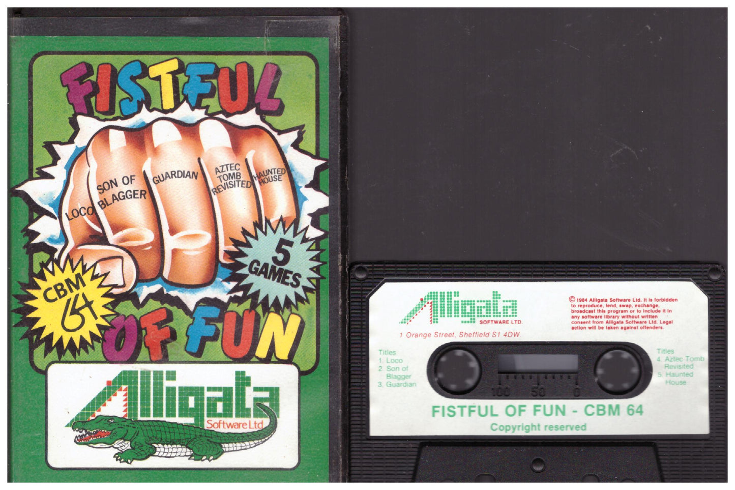 Fistful Of Fun for Commodore 64 from Alligata