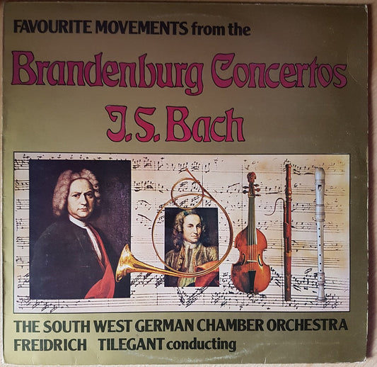 J.S. Bach: Favourite Movements From The Brandenburg Concertos by The South West German Chamber Orchestra/Freidrich Tilegant from Stereo Gold Awards Classics (MER 206)