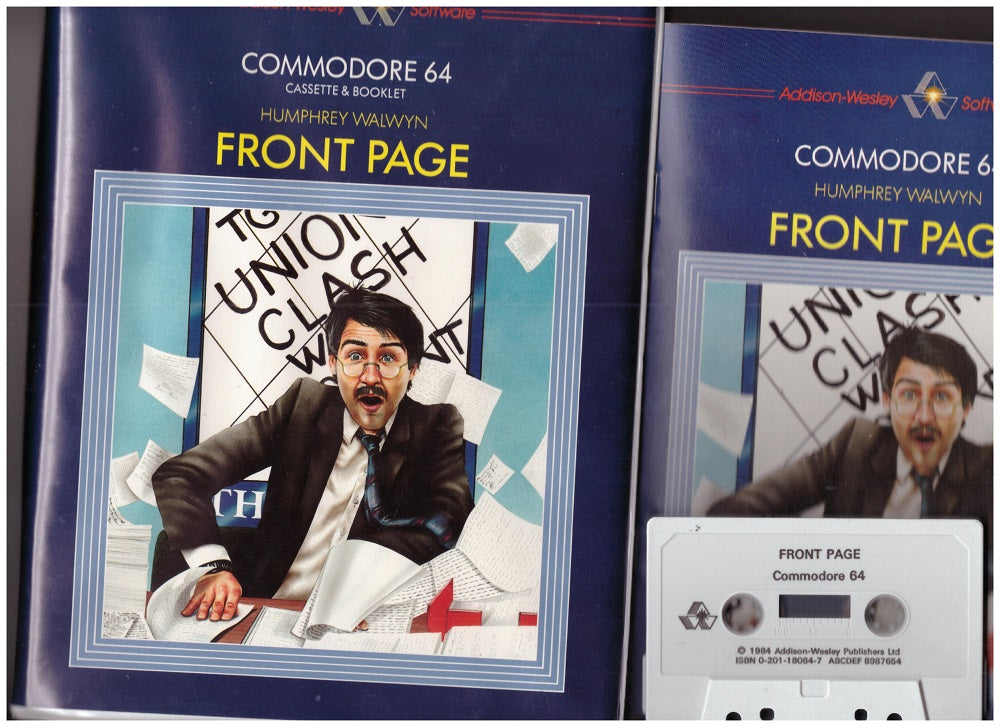 Front Page for Commodore 64 from Addison-Wesley Software (18084)