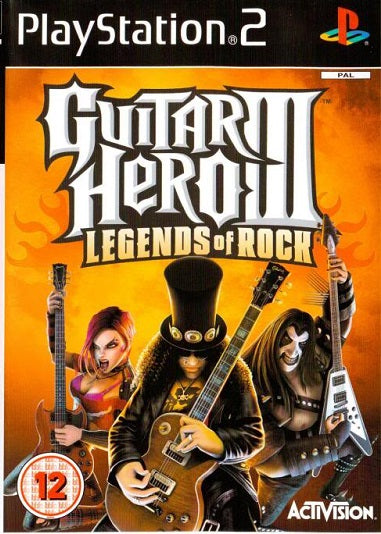 Guitar Hero III: Legends Of Rock game for PlayStation 2 (PAL) by Activision.