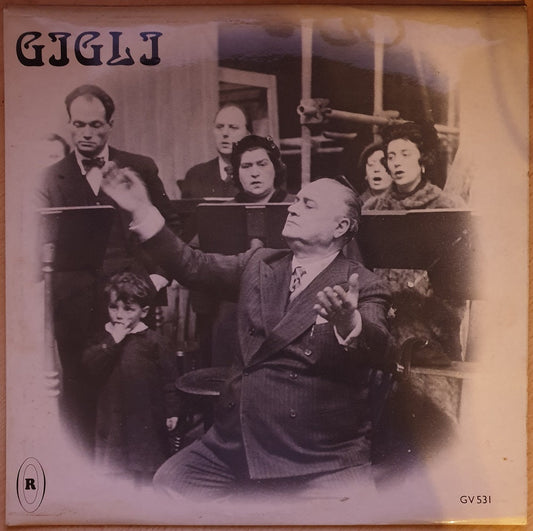Beniamino Gigli vinyl, Gigli Rubini Collection GV 531, Italian tenor vinyl record, classic opera vinyl, rare opera recording