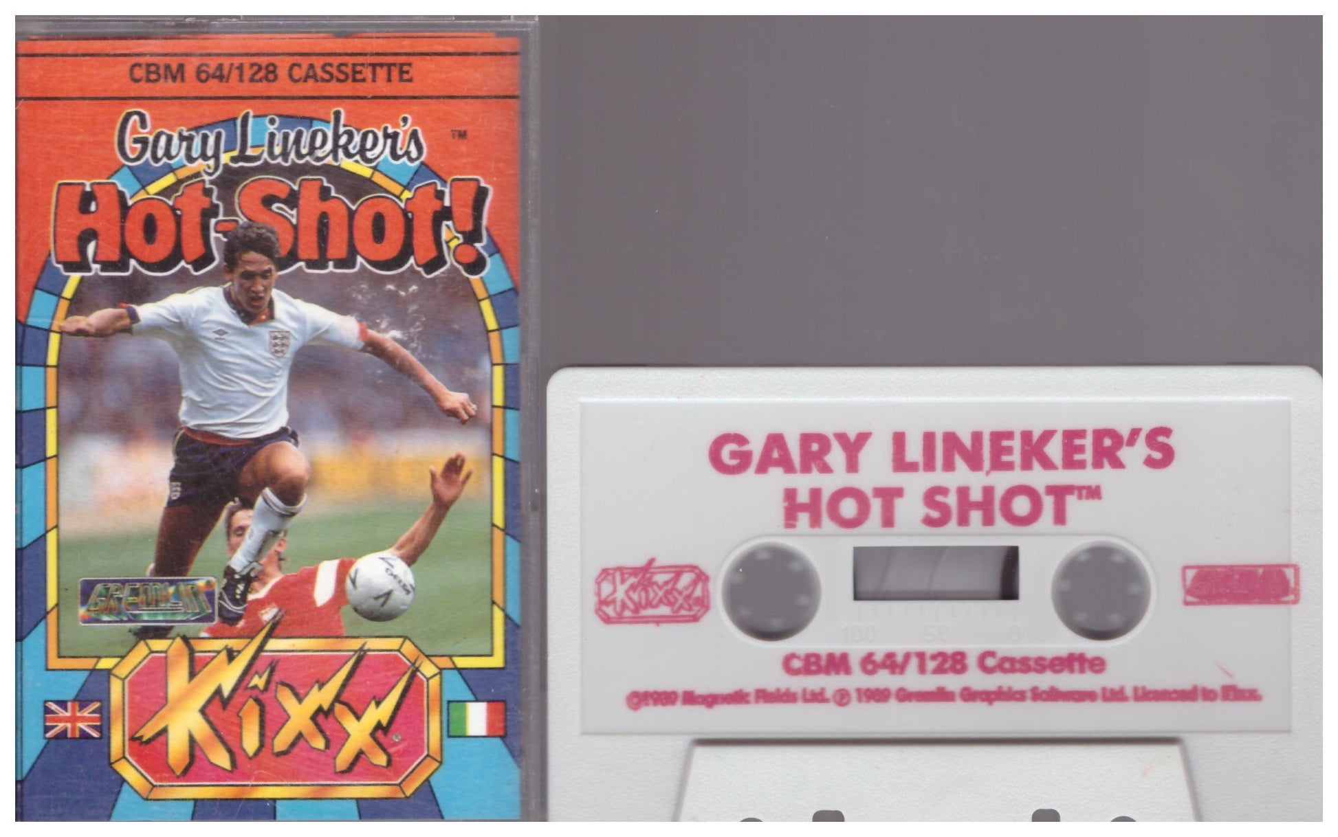 Gary Lineker's Hot-Shot! for Commodore 64 from Kixx