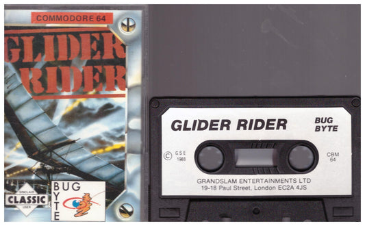 Glider Rider for Commodore 64 from Bug Byte
