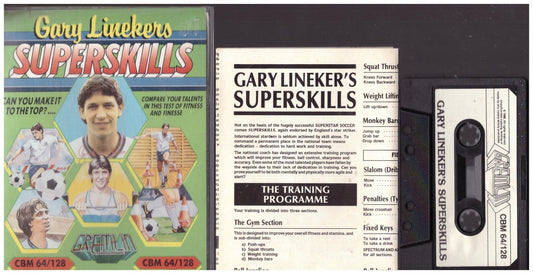 Gary Linekers Superskills for Commodore 64 from Gremlin