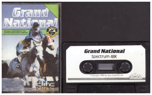 Grand National ZX Spectrum, Elite Grand National game, ZX Spectrum horse racing game
