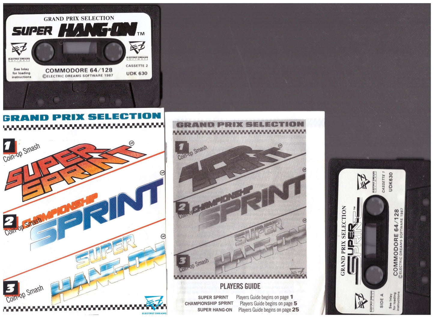 Grand Prix Selection for Commodore 64 from Electric Dreams (UDK 630)