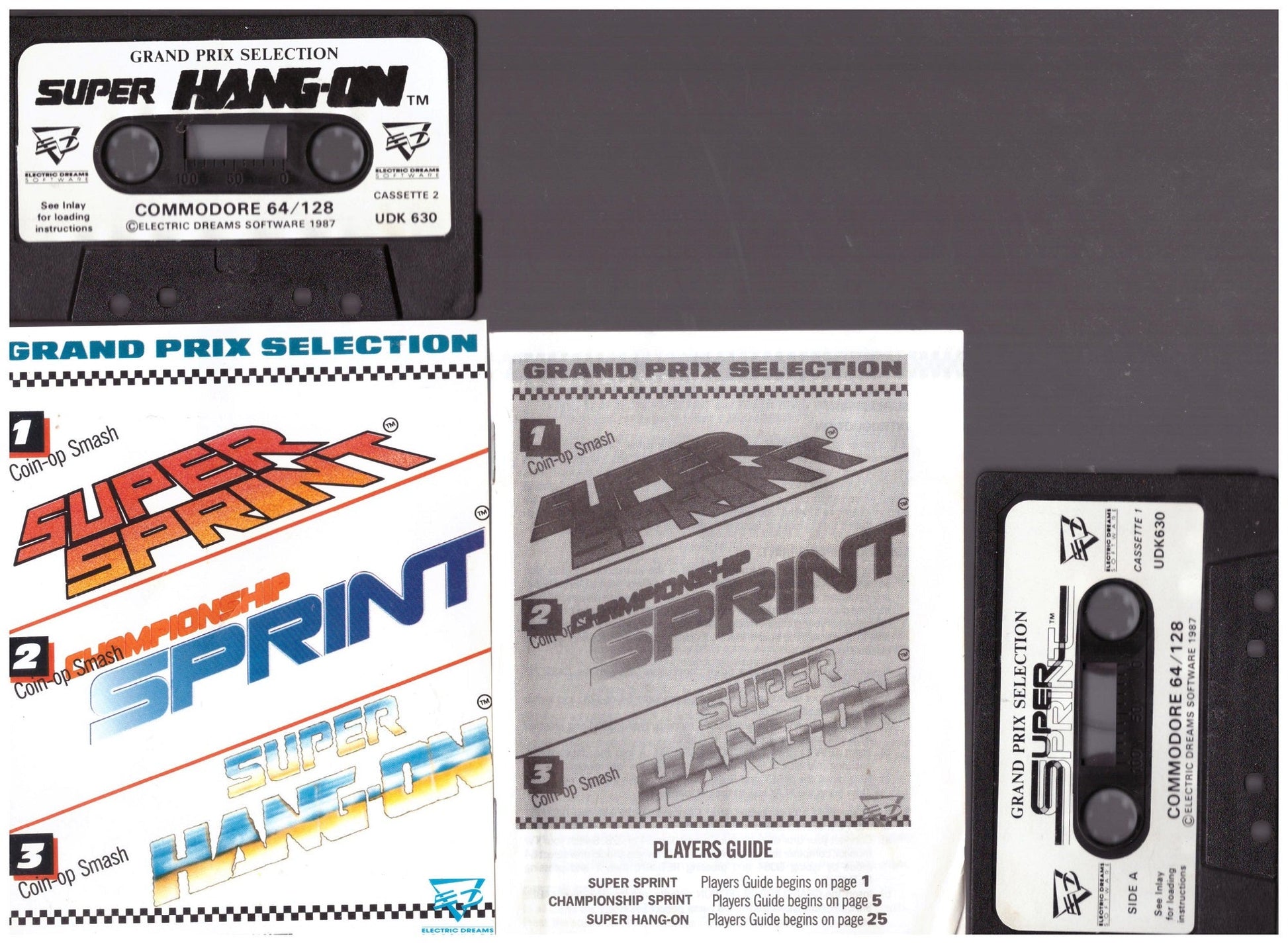 Grand Prix Selection for Commodore 64 from Electric Dreams (UDK 630)