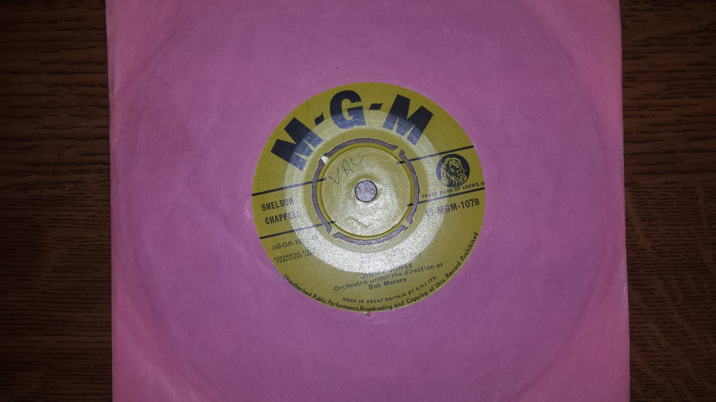 7" 45RPM Good Timin'/Too Long Will Be Too Late by Jimmy Jones from MGM