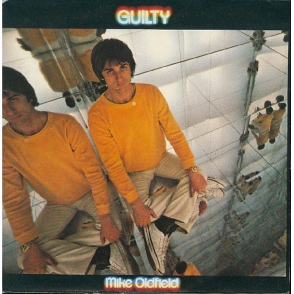 Mike Oldfield Guilty 7-inch vinyl single from Virgin Records