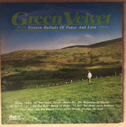 Green Velvet: Sixteen Ballads Of Peace And Love from Ronco (RON LP 6)