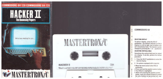 Hacker II: The Doomsday Papers for Commodore 64 from Mastertronic