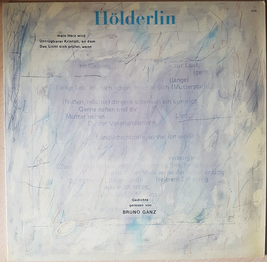 Holderlin by Bruno Ganz from ECM New Series (ECM 1285)