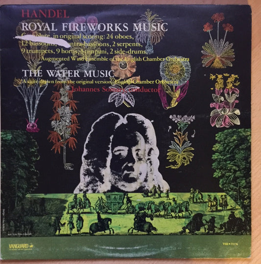 Handel Royal Fireworks Water Music vinyl record English Chamber Orchestra Johannes Somary Vanguard 1973